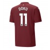 Manchester City Jeremy Doku #11 Tredje Tröja 2024-25 Korta ärmar